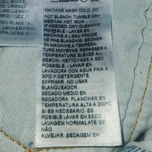 Men's Levi's 501 Blue Jeans Original‎ Fit Ripped, Size 30 - Picture 14 of 14